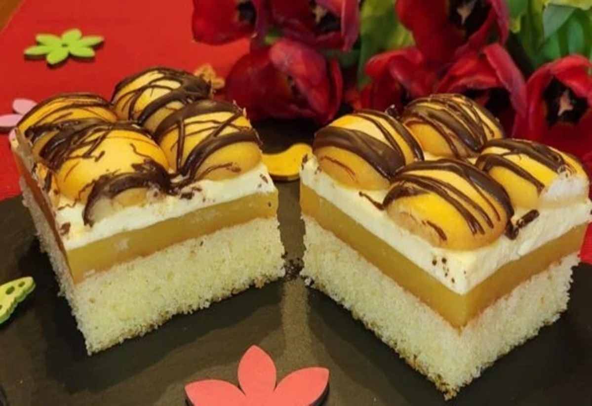 Desert vienez cu crema de portocale-vanilie si ciocolata: Un desert de lux nu numai de sarbatori
