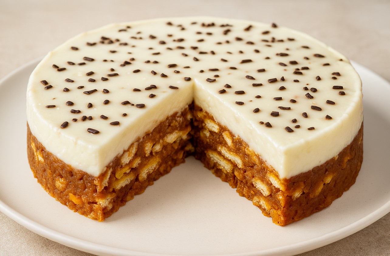 Cea mai neașteptată rețetă de tartă cu mere și nuci, cu glazură de ciocolată albă