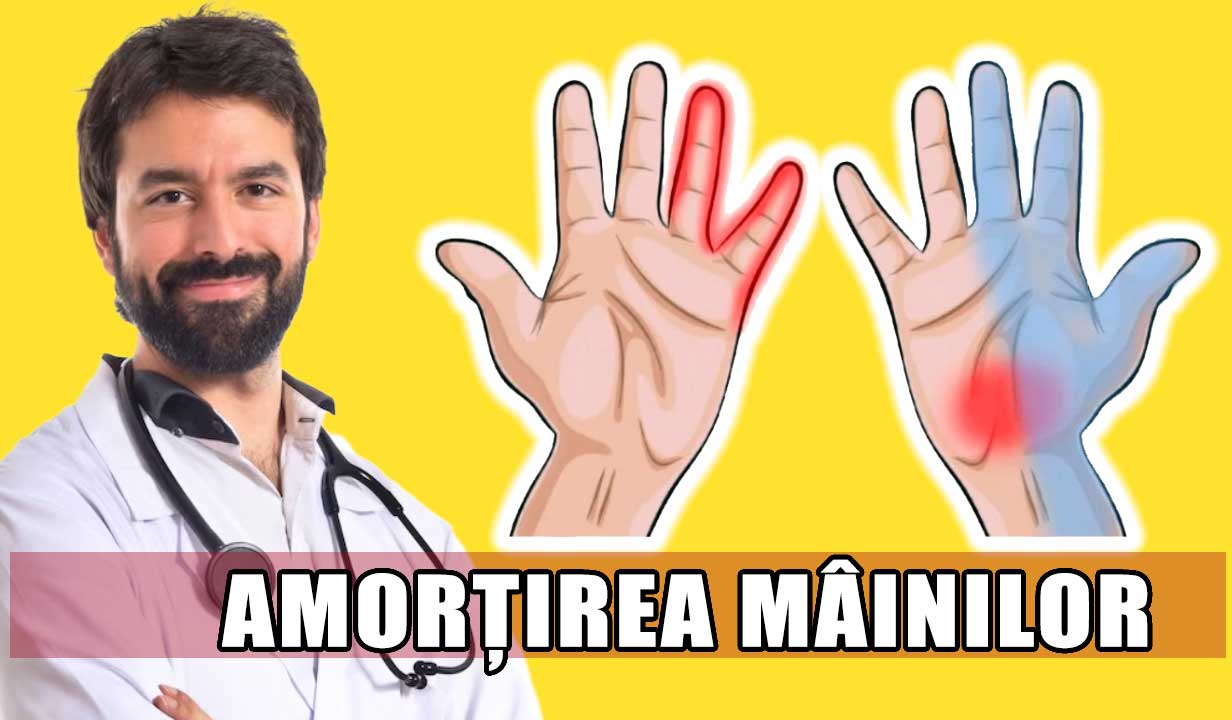 Amorțirea Mâinilor – 5 afectiuni GRAVE care pot fi semnalate de acest simptom