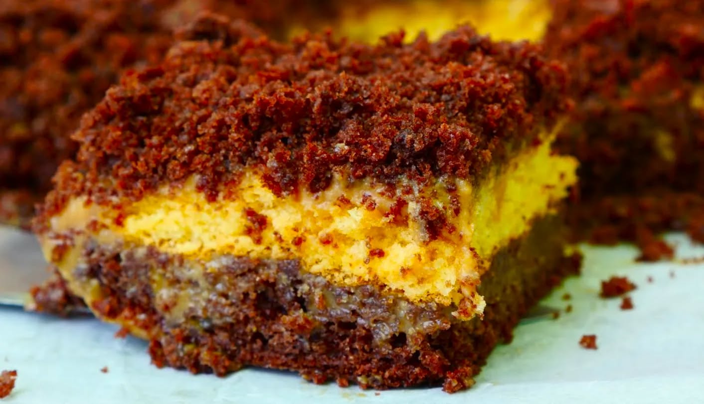 Prajitura Zi-Noapte, ca în copilărie. Din caietul vechi al mamei o reteta minunata, bicolora cu o crema delicioasa