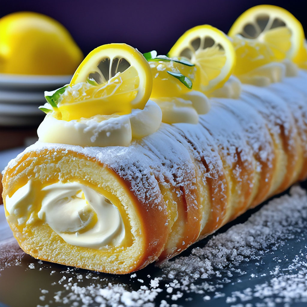 Ruladă de lămâie cum nu ai mai mâncat! Vezi aici rețeta!