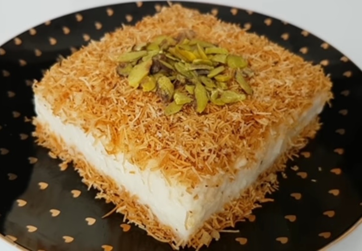 Un desert cremos si tare savuros cu cataif si cremă irezistibilă… gata în 15 minute