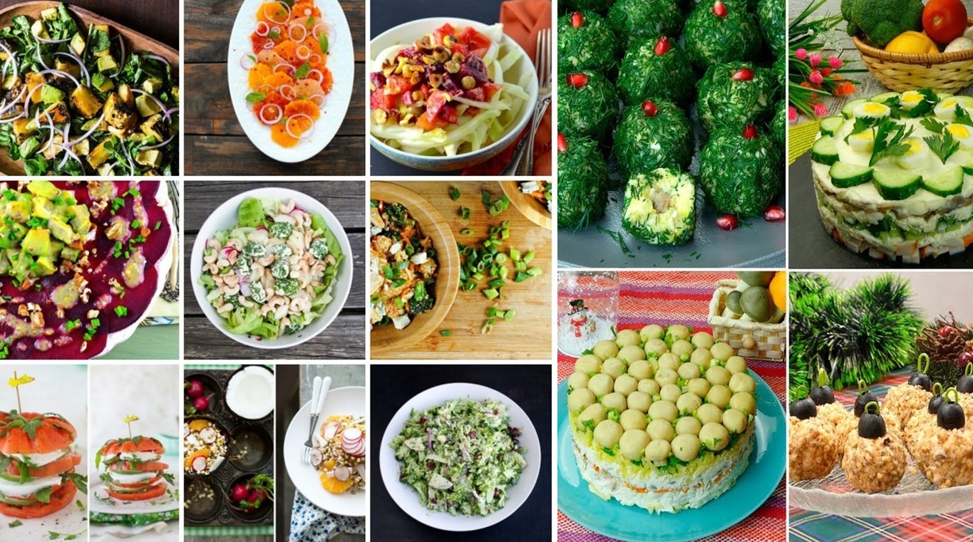 6 salate incredibil de gustoase pentru masa de sărbătoare. Uimiți-i pe cei dragi cu gustări rafinate!