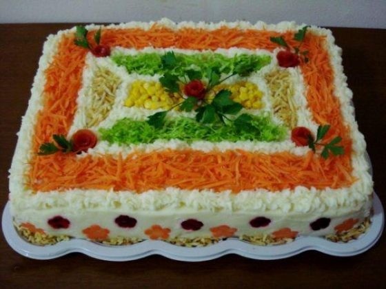 Salată pentru sărbătoare “Încântare”: o rețetă la mare căutare!